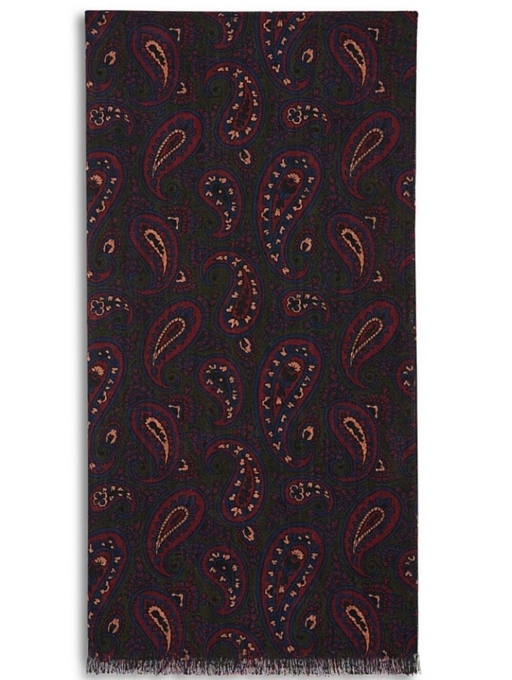 The Men's Store at Bloomingdale's Mantero Geometric Italian Wool Scarf - NWT